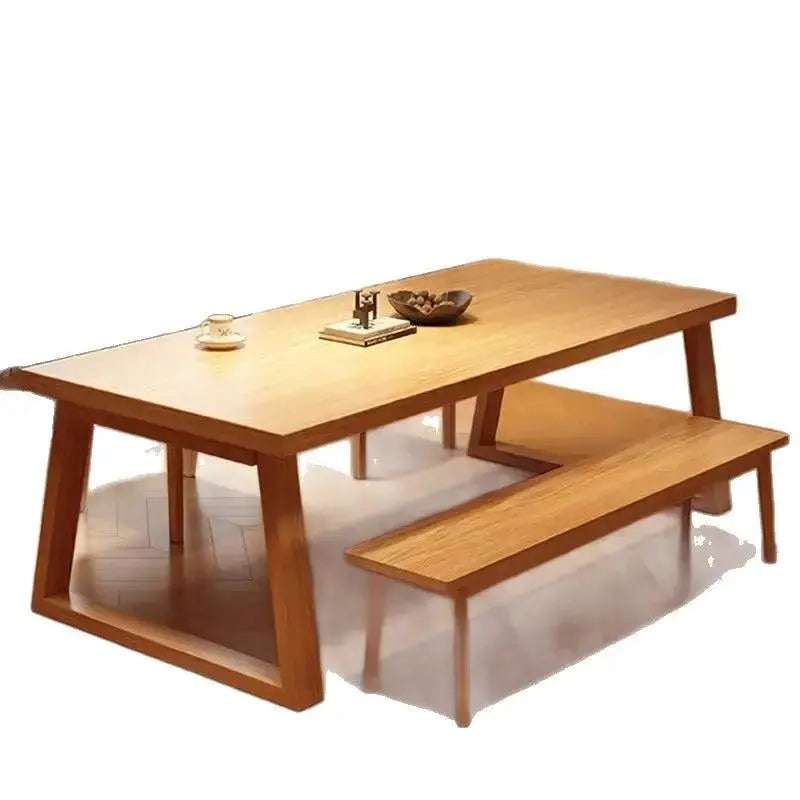 Modern Solid Wood Dining Table Set with Chairs by TED