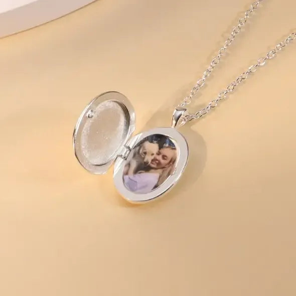 Personalized Memorial Photo Pendant Necklace | Custom Remembrance Picture Jewelry by TED