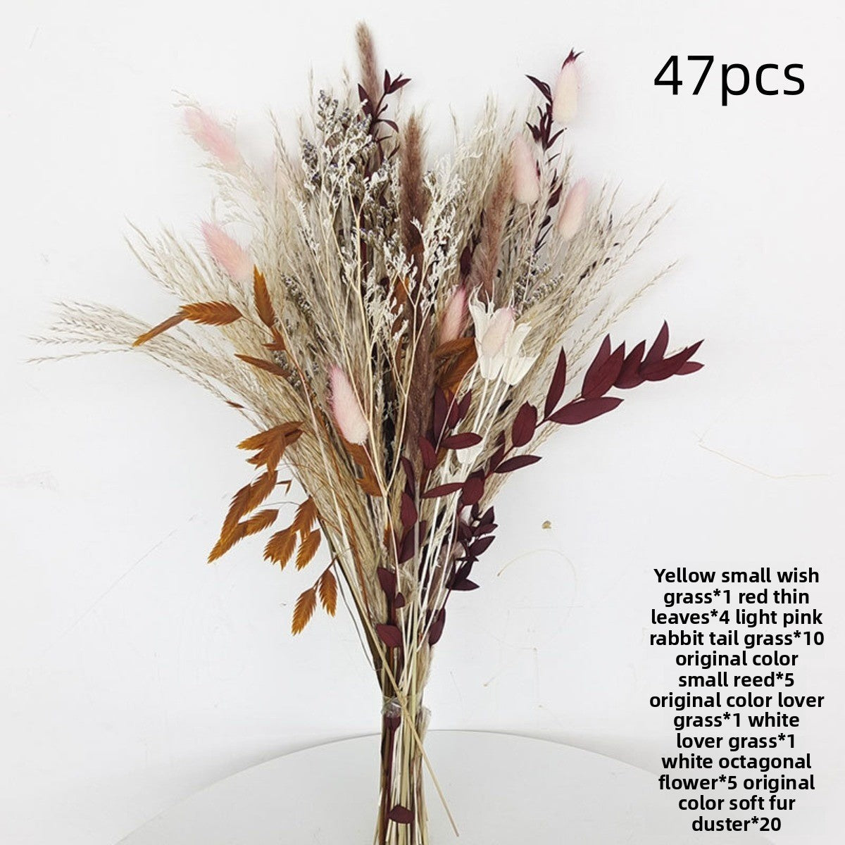 Natural Dried Flower Bouquet for Home and Wedding Decor - Cherished Harbor Gifts