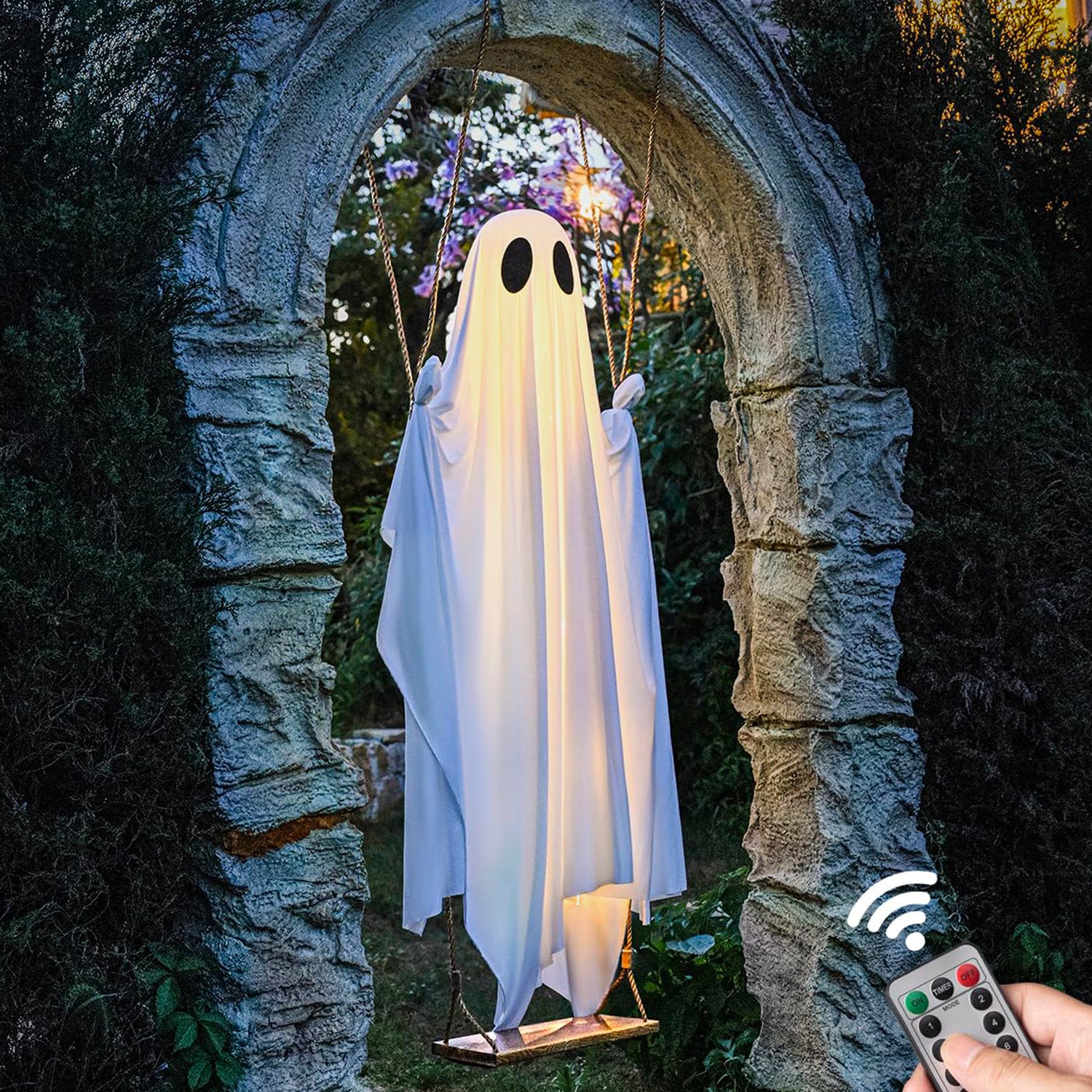 LED Halloween Ghost Decoration for Outdoor Yard Decor - Cherished Harbor Gifts