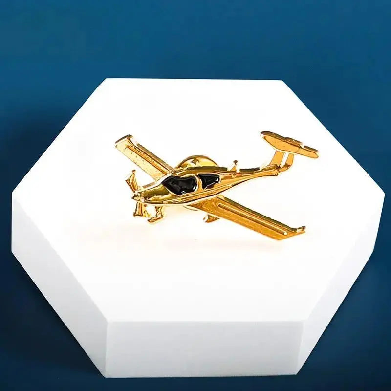 Aviation Pilot Badge | Alloy Airline-Style Flight Crew & Aircraft Emblem Pin by Cherished Harbor Gifts by TED