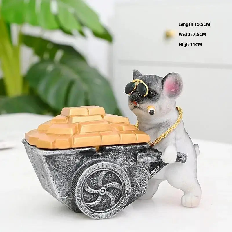 Creative Cartoon Dog Ashtray for Unique Home Decor by CHG-IJ