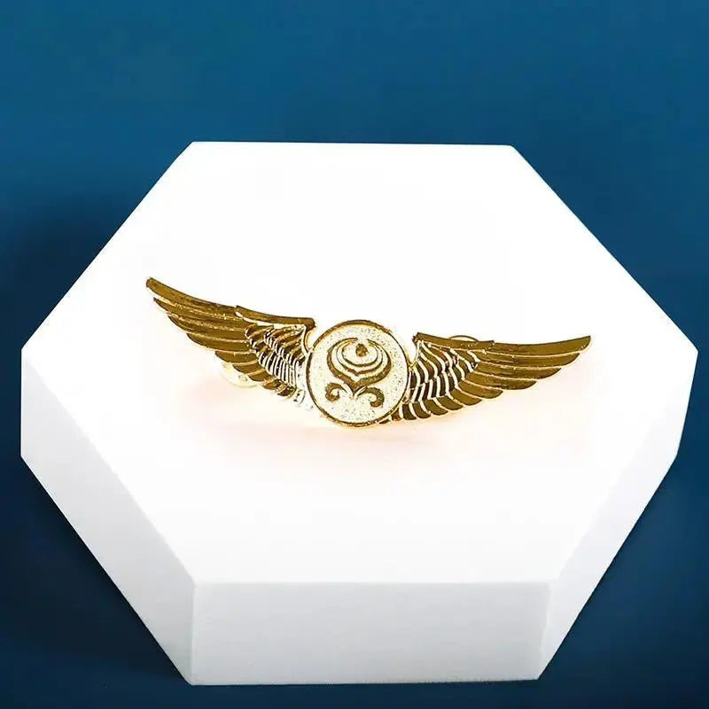 Aviation Pilot Badge | Alloy Airline-Style Flight Crew & Aircraft Emblem Pin by Cherished Harbor Gifts by TED