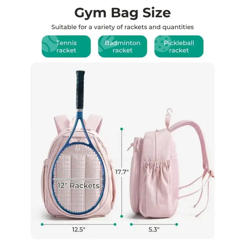 Multi-Purpose Racket Bag – Stylish & Durable by Cherished Harbor Gifts by TED