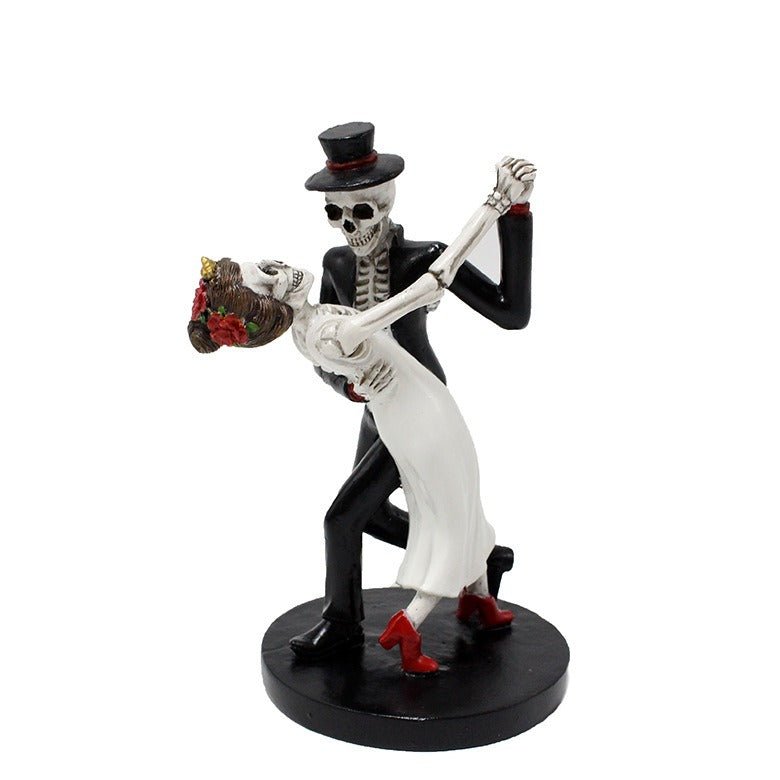 Halloween Skeleton Resin Figurine Spooky - Cherished Harbor Gifts
