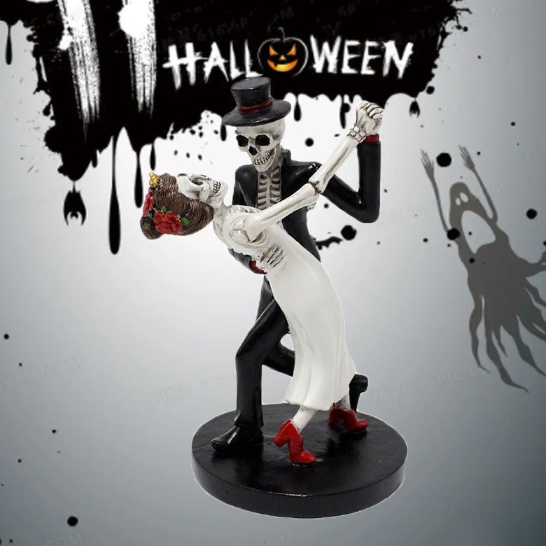 Halloween Skeleton Resin Figurine Spooky - Cherished Harbor Gifts