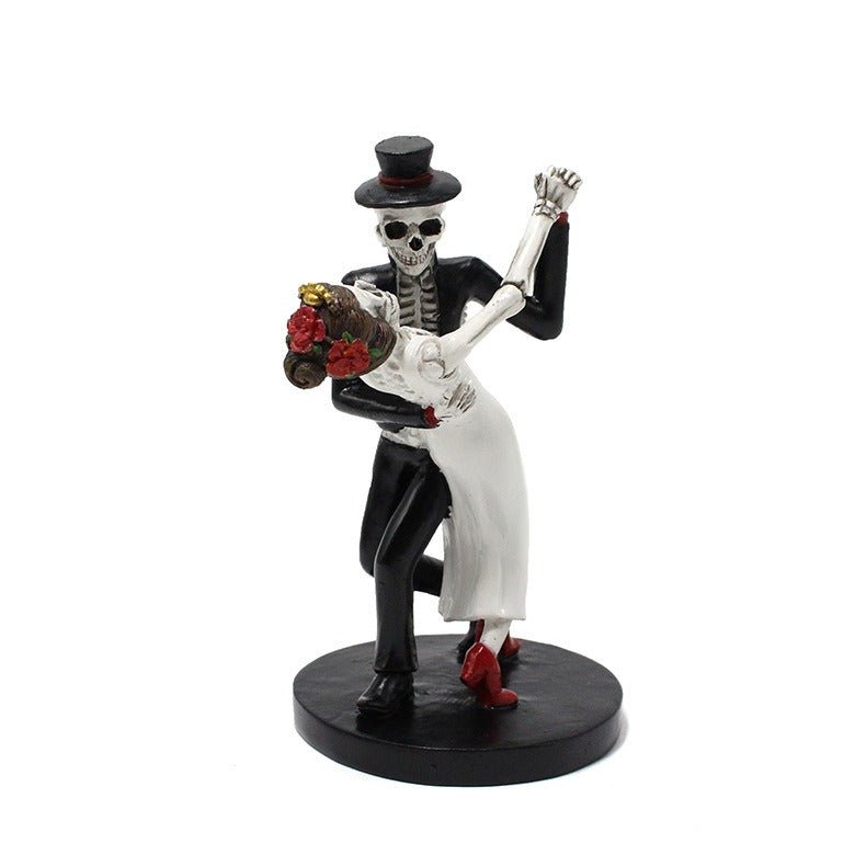 Halloween Skeleton Resin Figurine Spooky - Cherished Harbor Gifts