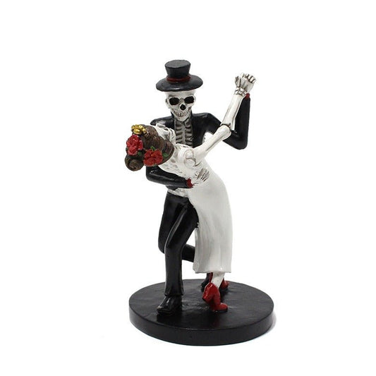 Halloween Skeleton Resin Figurine Spooky - Cherished Harbor Gifts