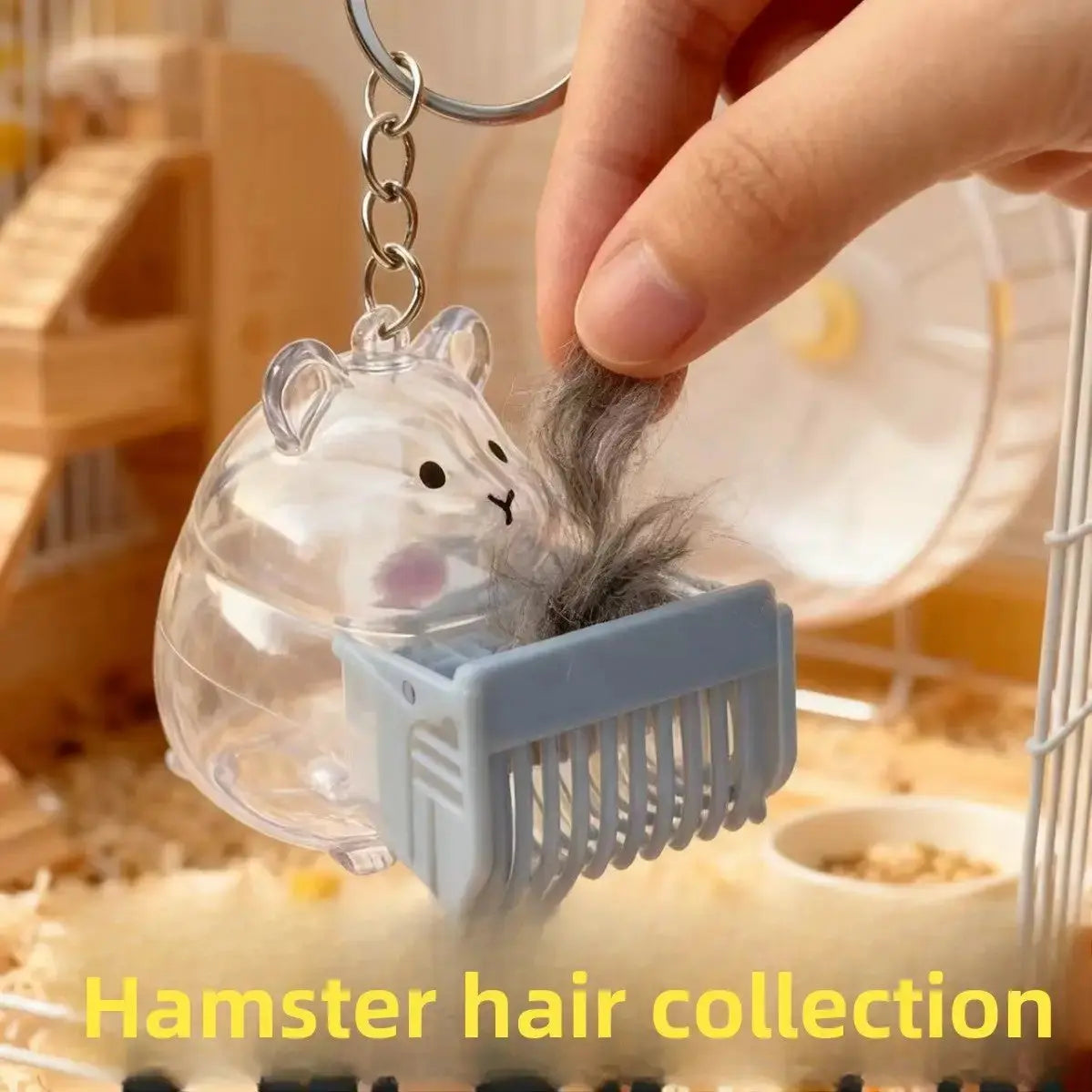 Hamster Memorial Keychain for Cherished Pet Remembrance by TED