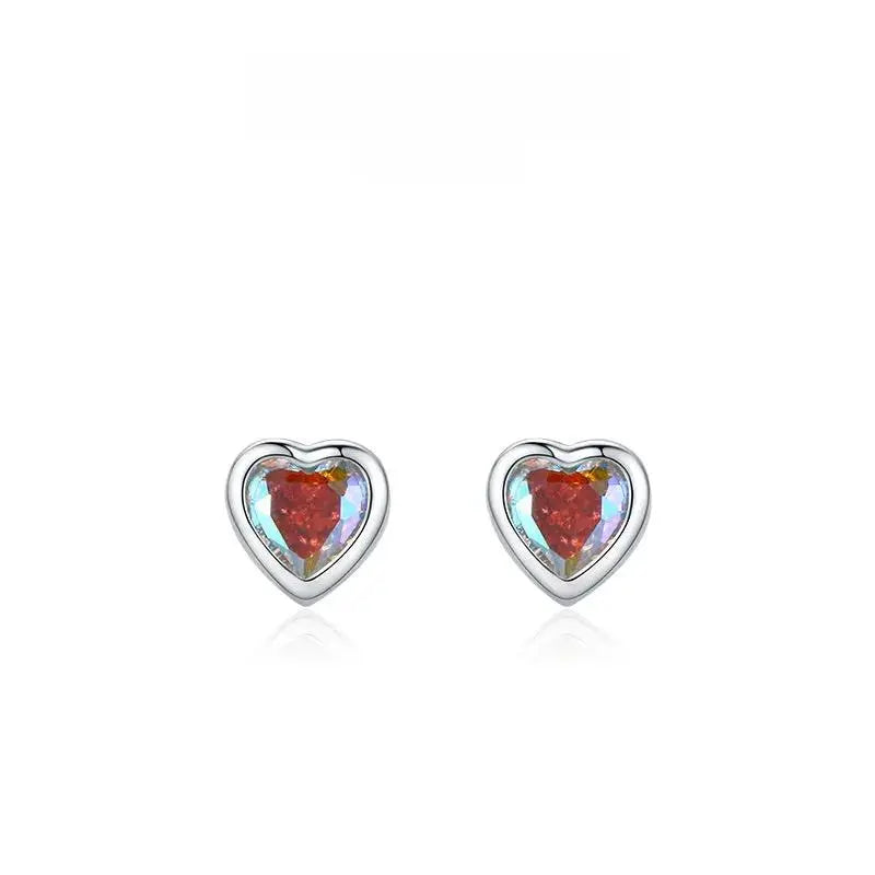 925 Sterling Silver Heart Jewelry Collection – Adjustable Ring, Stud Earrings & Bracelet by Cherished Harbor Gifts by TED