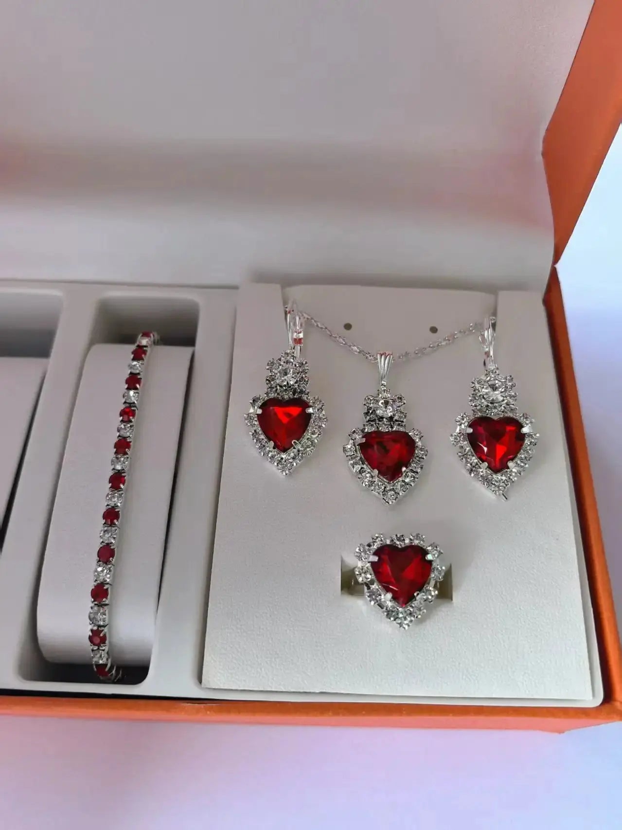 Elegant Women's Jewelry Set – Sparkling Zircon Trio by Cherished Harbor Gifts by TED