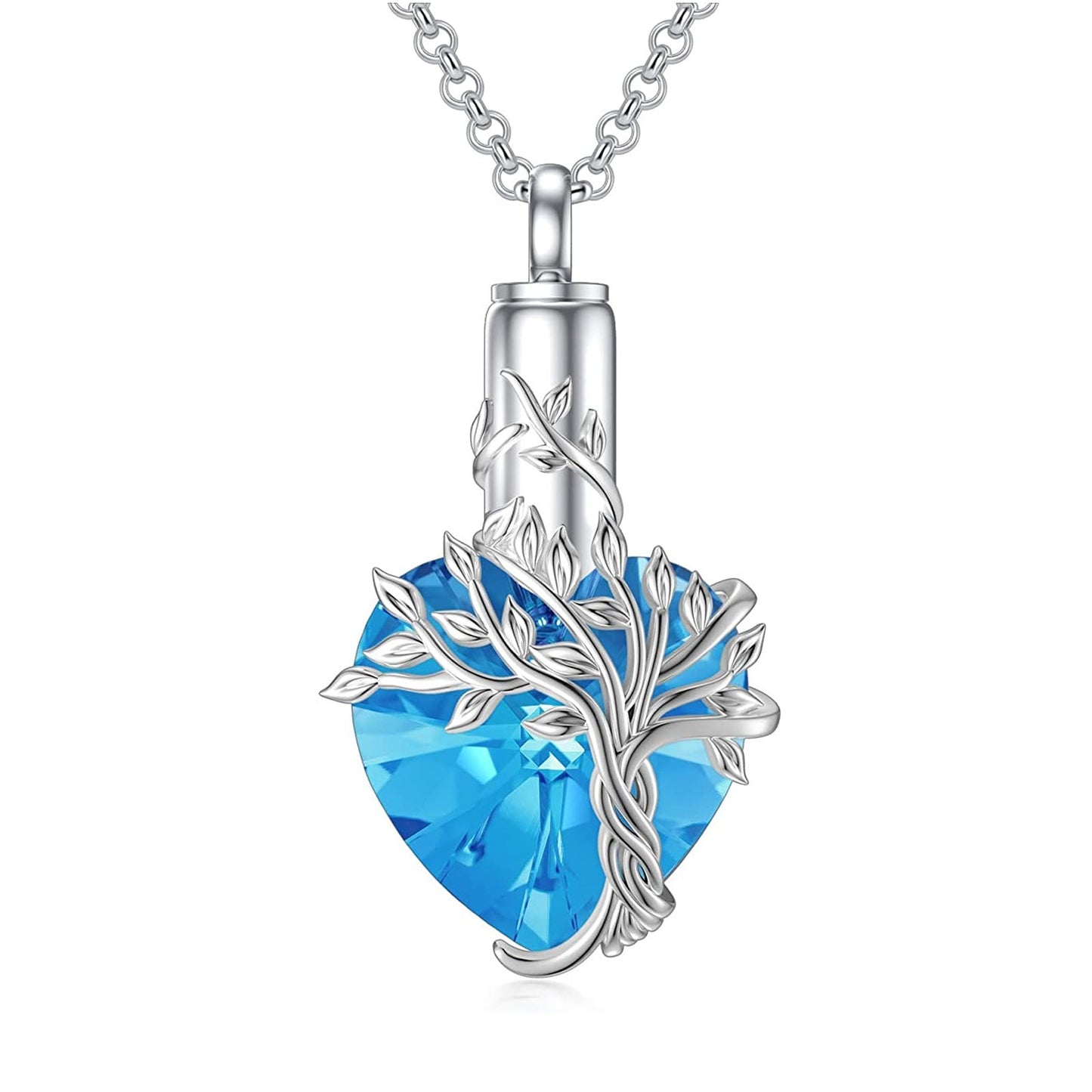 Heart Tree of Life Memorial Necklace - Cherished Harbor Gifts