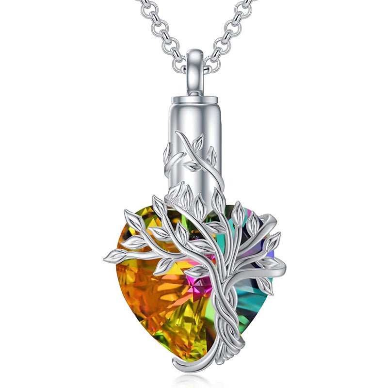 Heart Tree of Life Memorial Necklace - Cherished Harbor Gifts