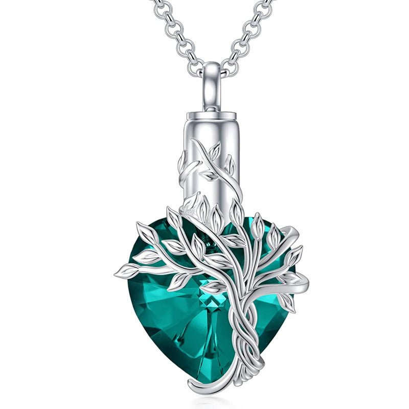 Heart Tree of Life Memorial Necklace - Cherished Harbor Gifts