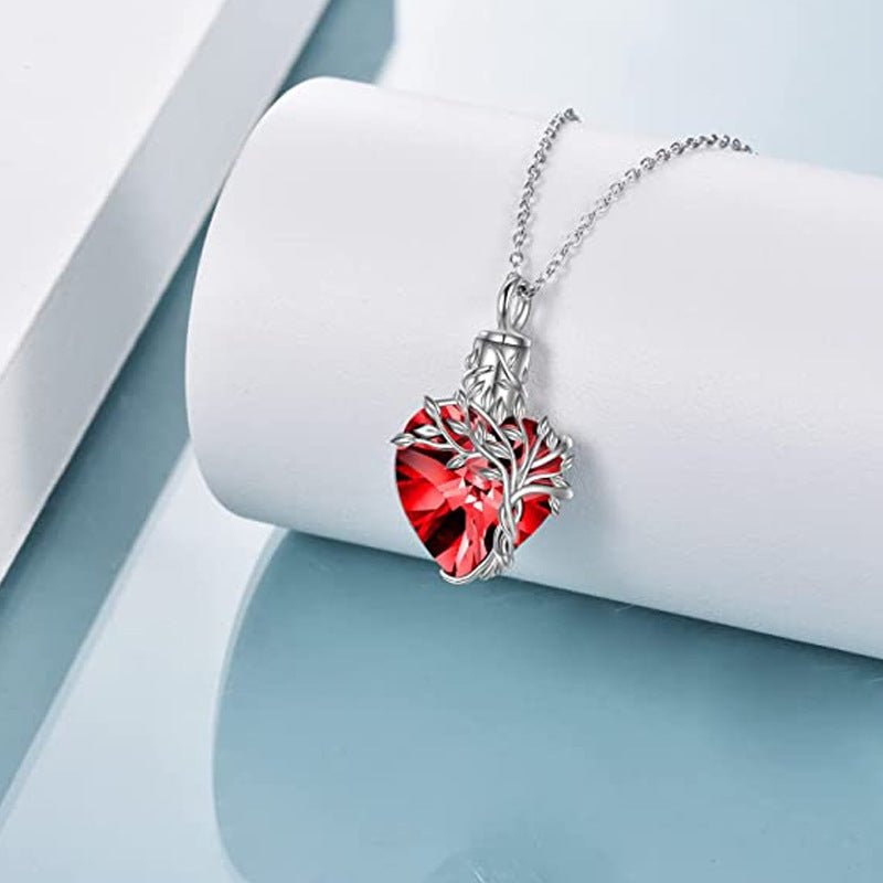 Heart Tree of Life Memorial Necklace - Cherished Harbor Gifts