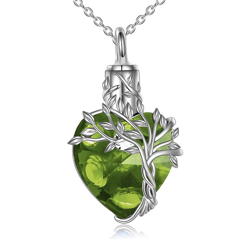 Heart Tree of Life Memorial Necklace - Cherished Harbor Gifts