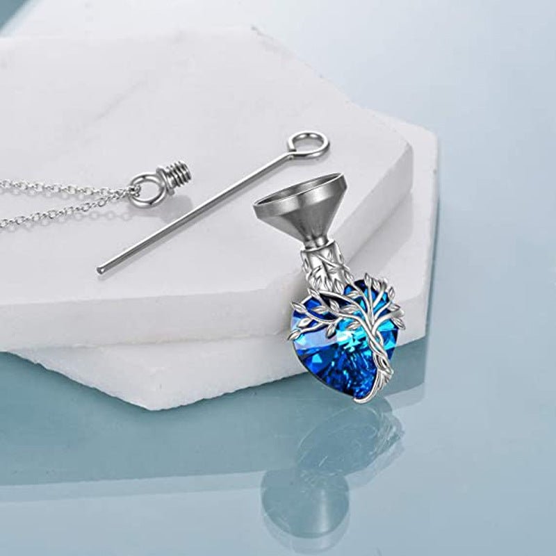Heart Tree of Life Memorial Necklace - Cherished Harbor Gifts