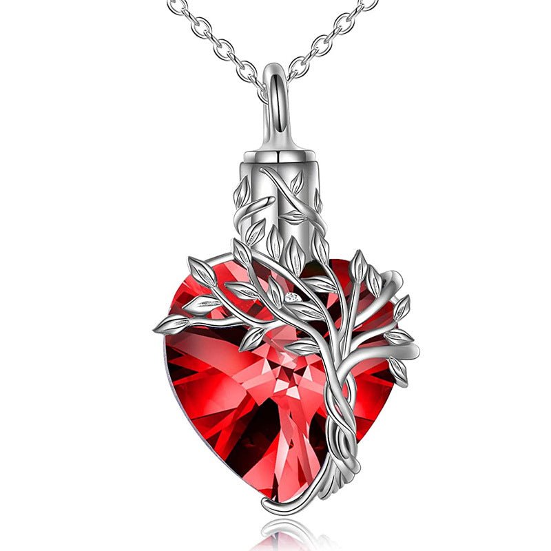 Heart Tree of Life Memorial Necklace - Cherished Harbor Gifts