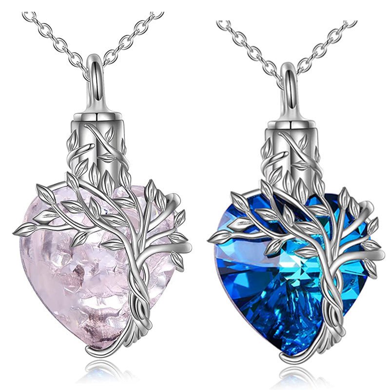 Heart Tree of Life Memorial Necklace - Cherished Harbor Gifts