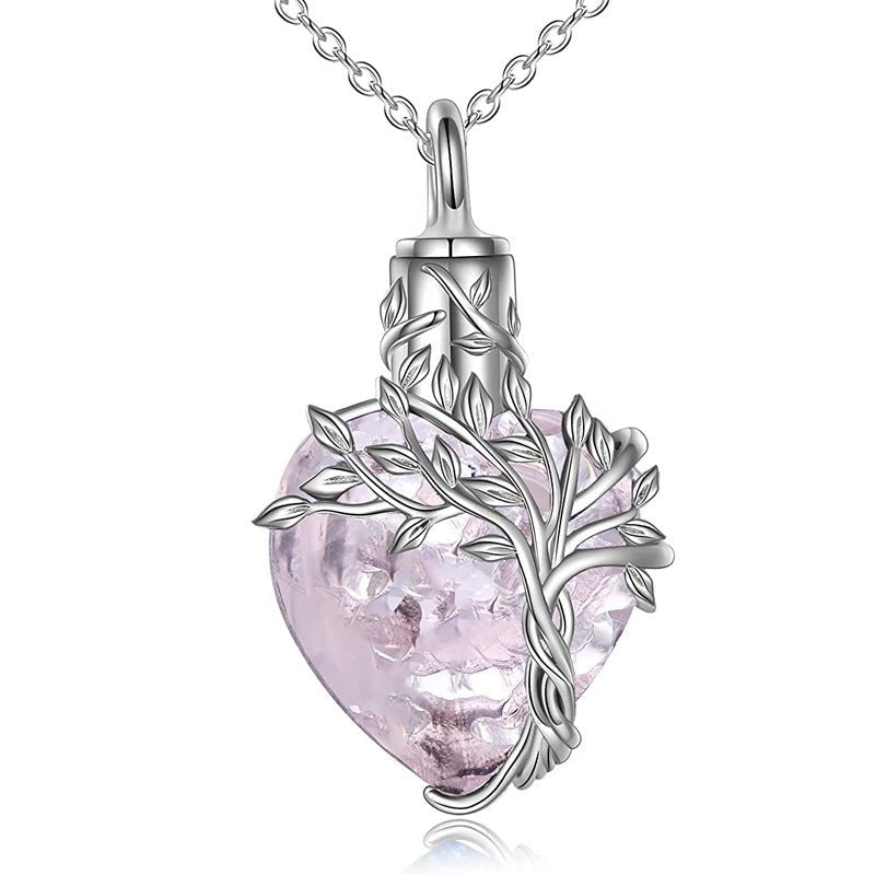 Heart Tree of Life Memorial Necklace - Cherished Harbor Gifts