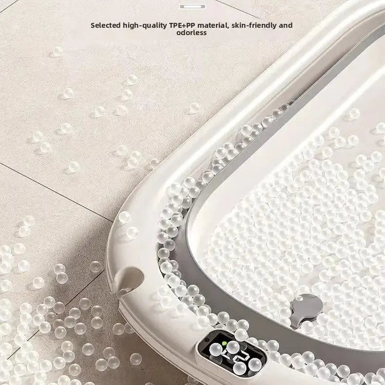 Portable Baby Bathtub with Temperature Display for Infants by TED