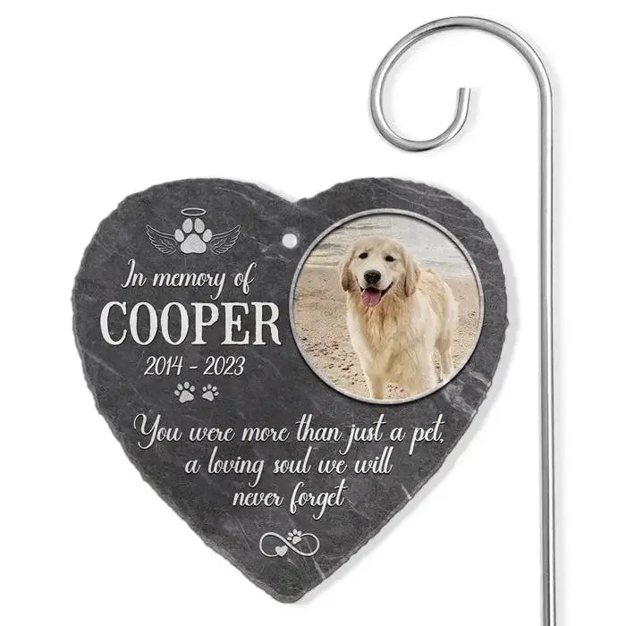 Custom Garden Memorial Stone for Pet Loss Sympathy Gifts by Inkedjoy