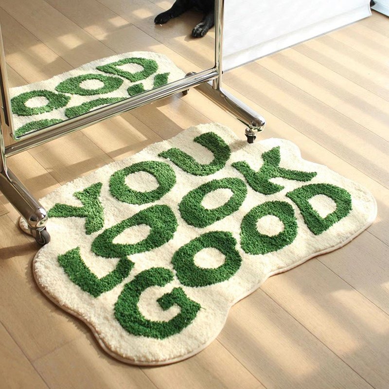 Irregular Plush Area Rug Modern Home Decor - Cherished Harbor Gifts