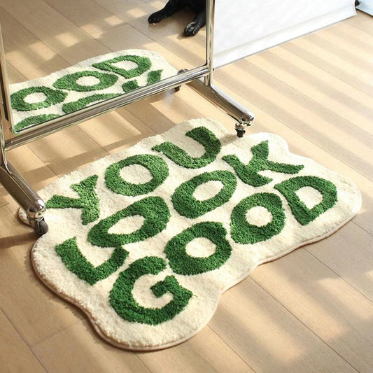Irregular Plush Area Rug Modern Home Decor - Cherished Harbor Gifts