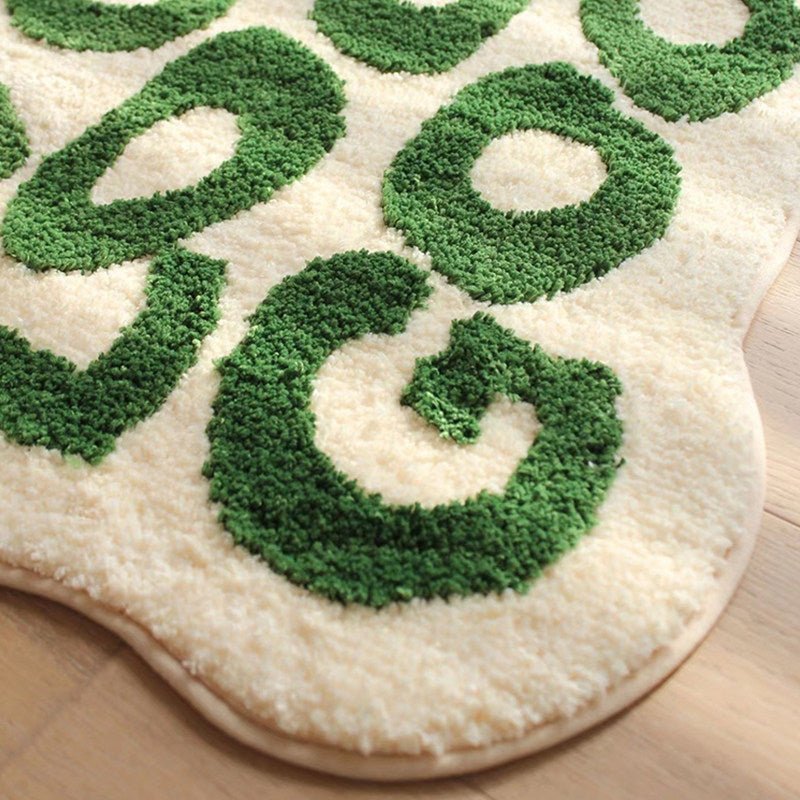 Irregular Plush Area Rug Modern Home Decor - Cherished Harbor Gifts