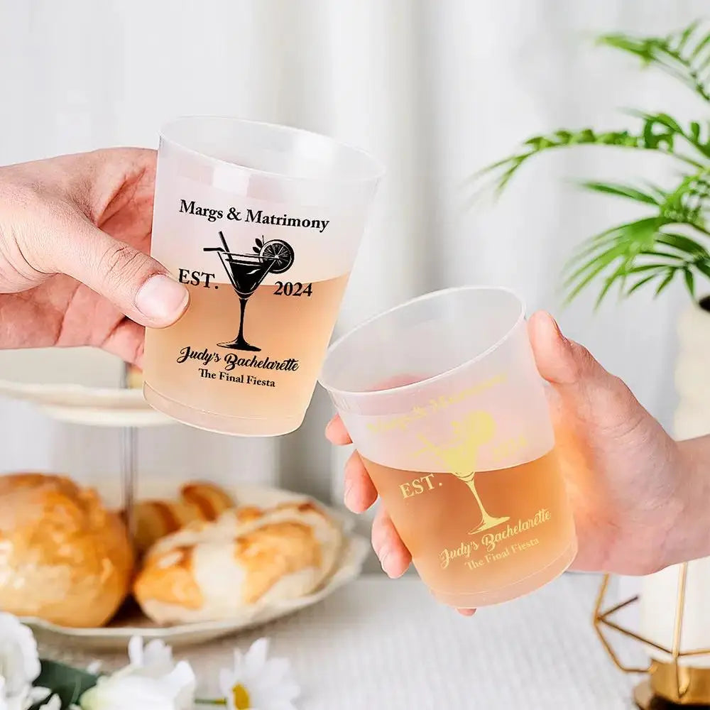 Custom Bridal Party Cups for Bachelorette Celebrations by Inkedjoy