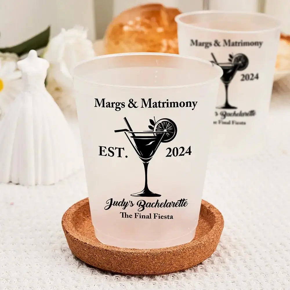 Custom Bridal Party Cups for Bachelorette Celebrations by Inkedjoy