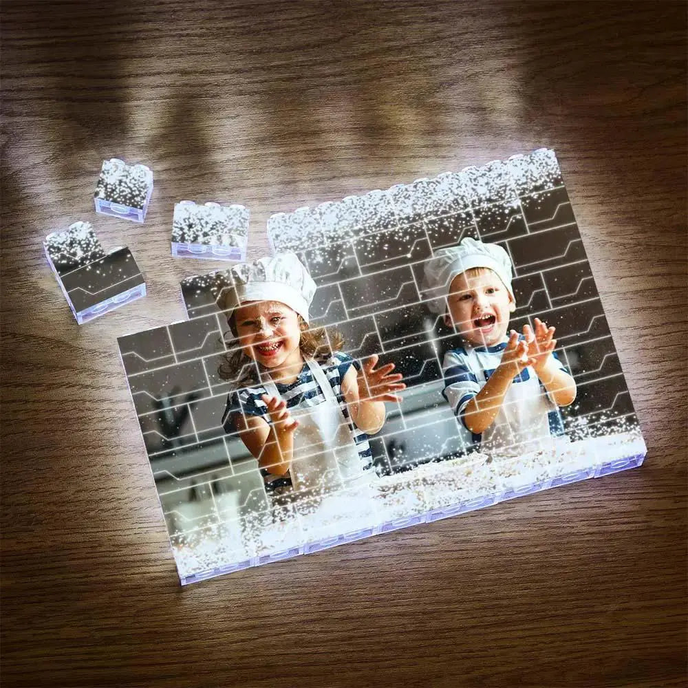 Custom Photo Light Gift - Personalized LED Picture Block by Inkedjoy