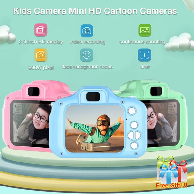 Kids Digital Camera 1080P HD Mini Video Camera - Cherished Harbor Gifts