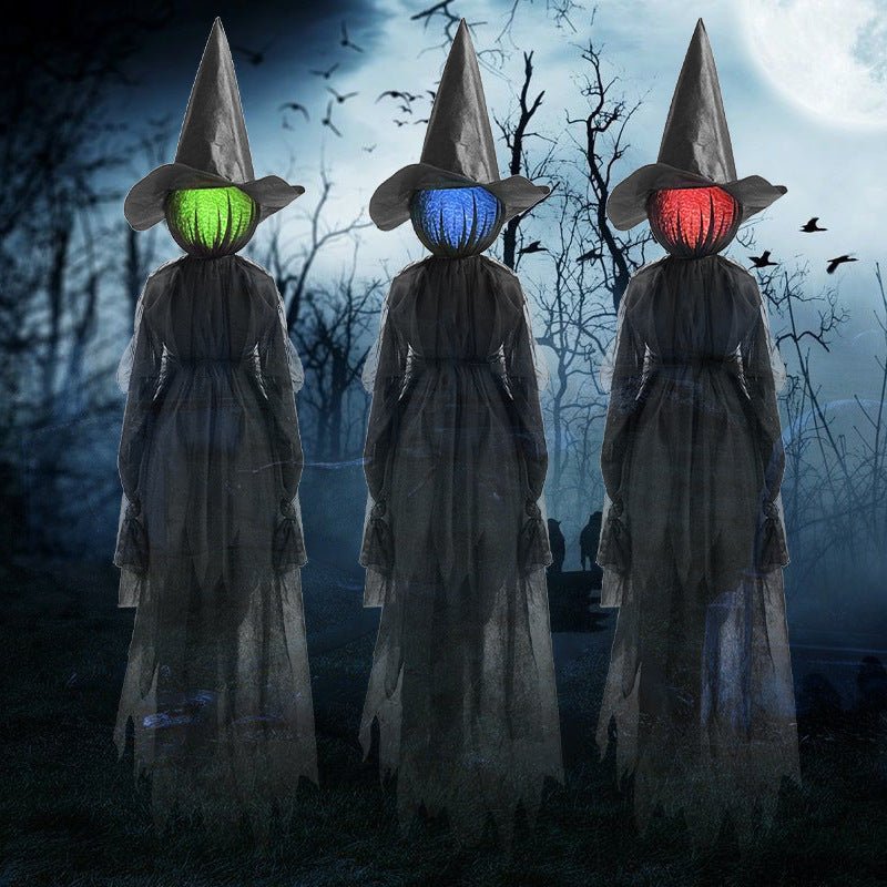 Light Up Talking Three Witches Halloween Decoration - Cherished Harbor Gifts