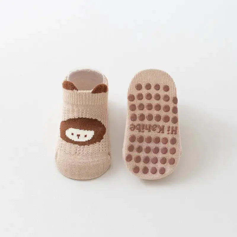 Non-Slip Baby Socks for First Walkers - Cartoon Grip Design by TED