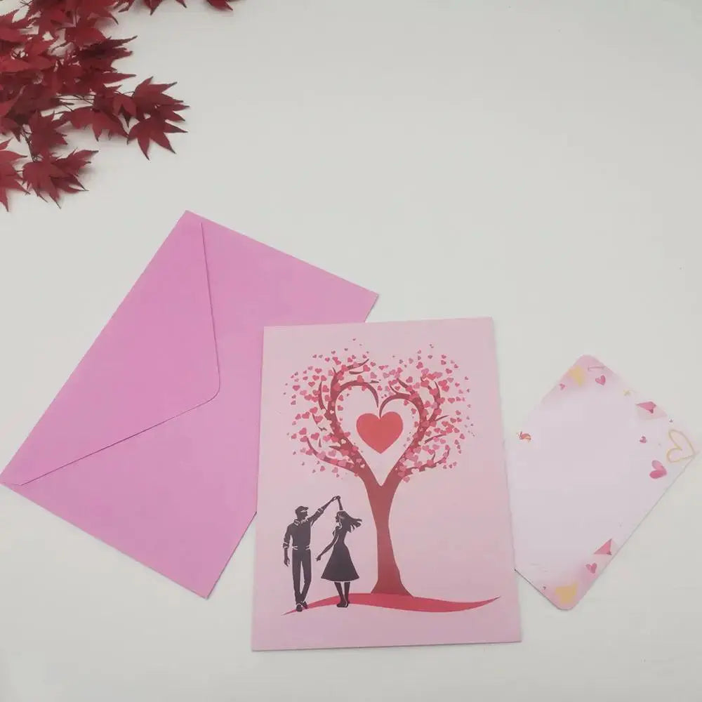 3D Anniversary Greeting Card for Couples and Keepsakes by TED