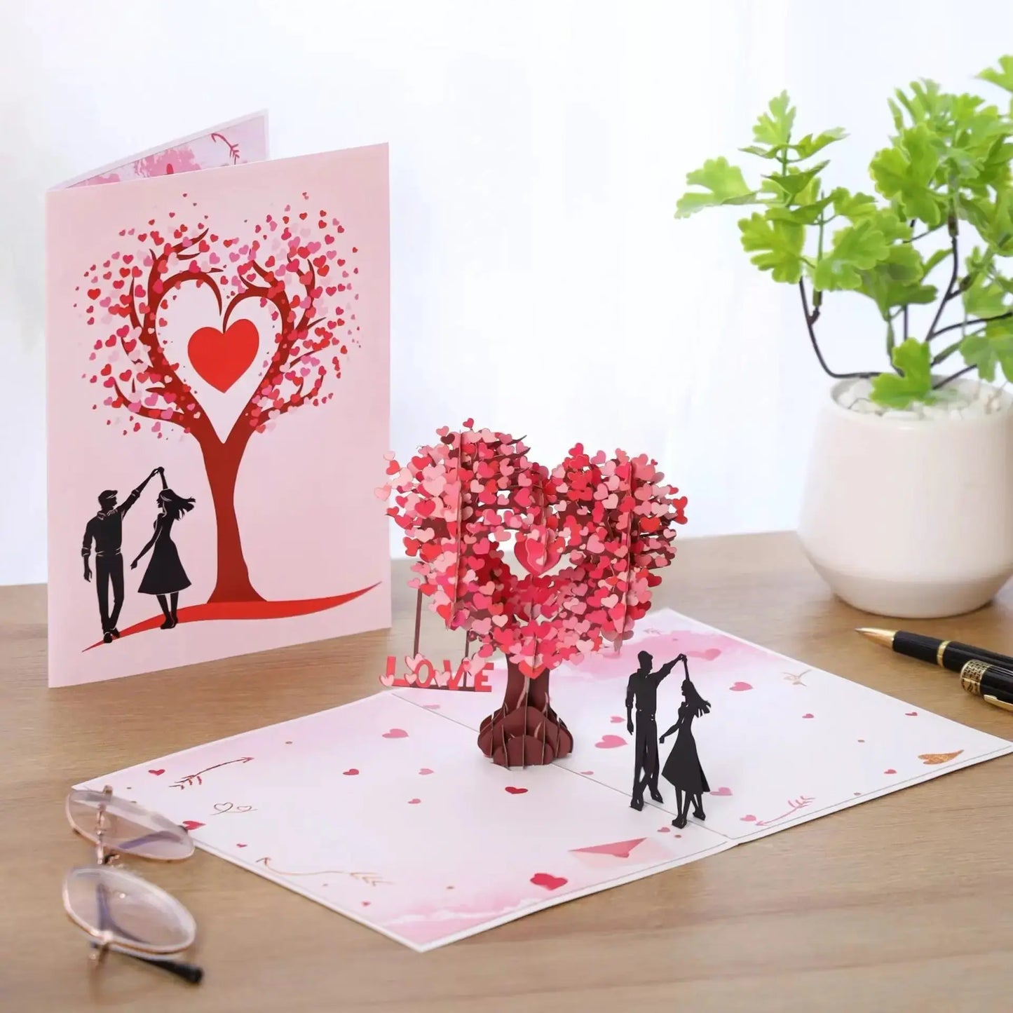 3D Anniversary Greeting Card for Couples and Keepsakes by TED