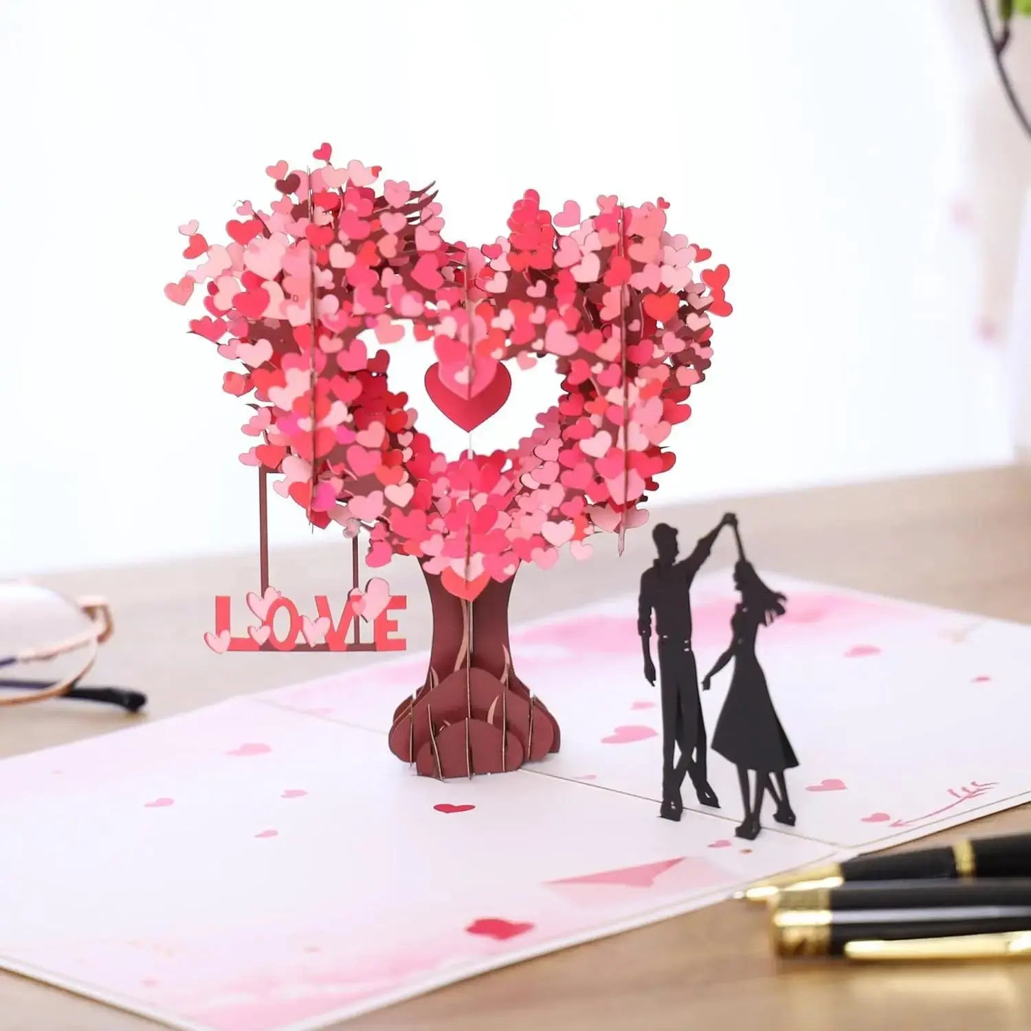 3D Anniversary Greeting Card for Couples and Keepsakes by TED