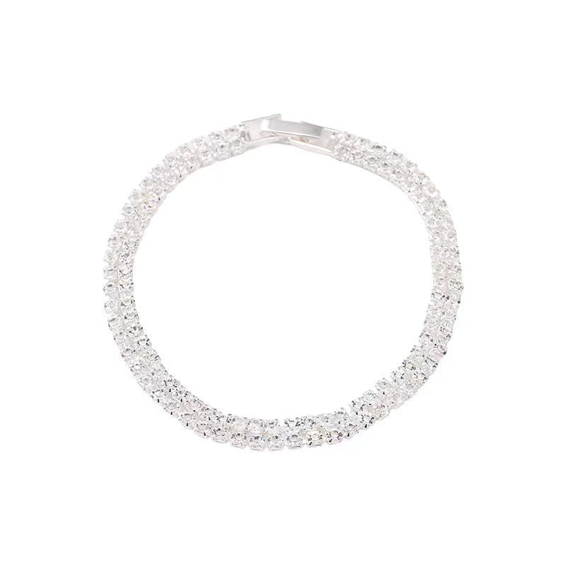 Luxury Zircon Couple Bracelet Romantic Matching Jewelry Gift - Cherished Harbor Gifts