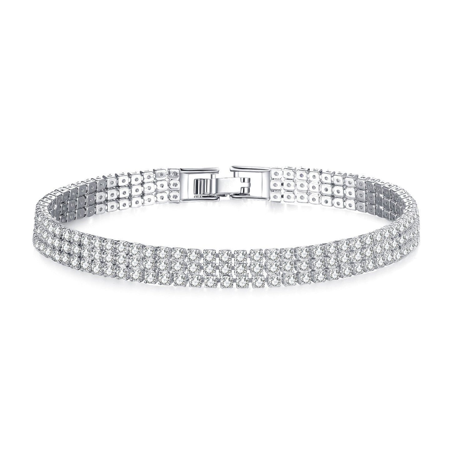 Luxury Zircon Couple Bracelet Romantic Matching Jewelry Gift - Cherished Harbor Gifts