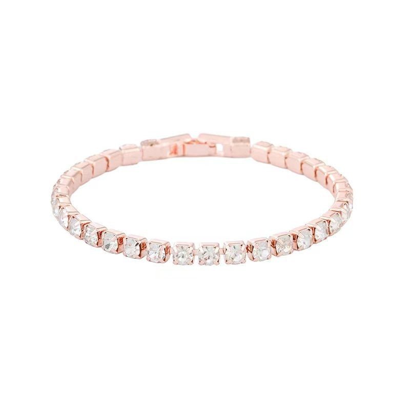 Luxury Zircon Couple Bracelet Romantic Matching Jewelry Gift - Cherished Harbor Gifts