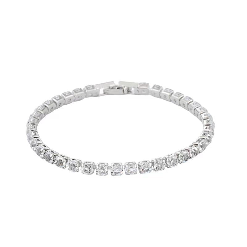 Luxury Zircon Couple Bracelet Romantic Matching Jewelry Gift - Cherished Harbor Gifts