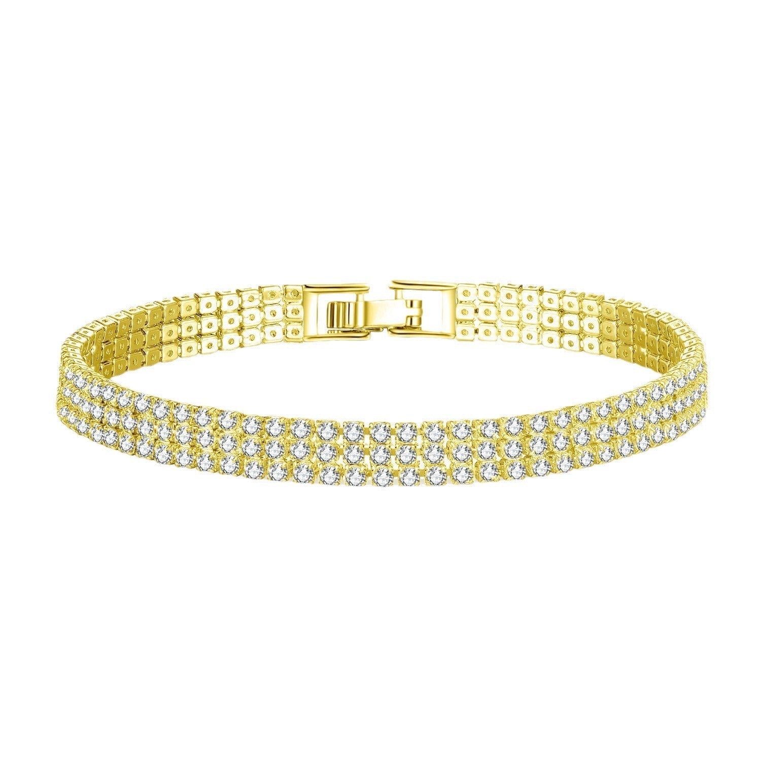 Luxury Zircon Couple Bracelet Romantic Matching Jewelry Gift - Cherished Harbor Gifts