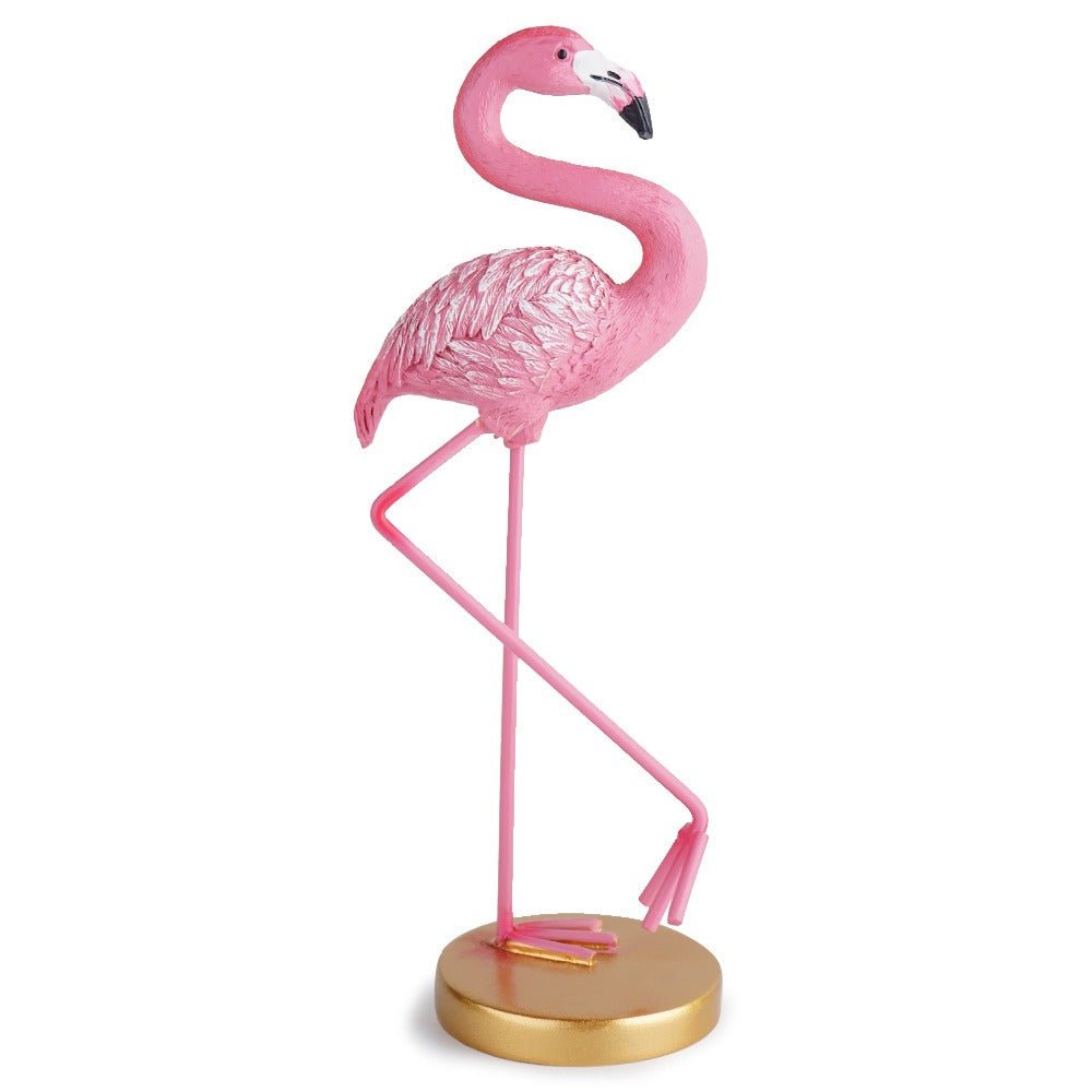 Minimalist Flamingo Resin Sculpture Modern Home Décor - Cherished Harbor Gifts