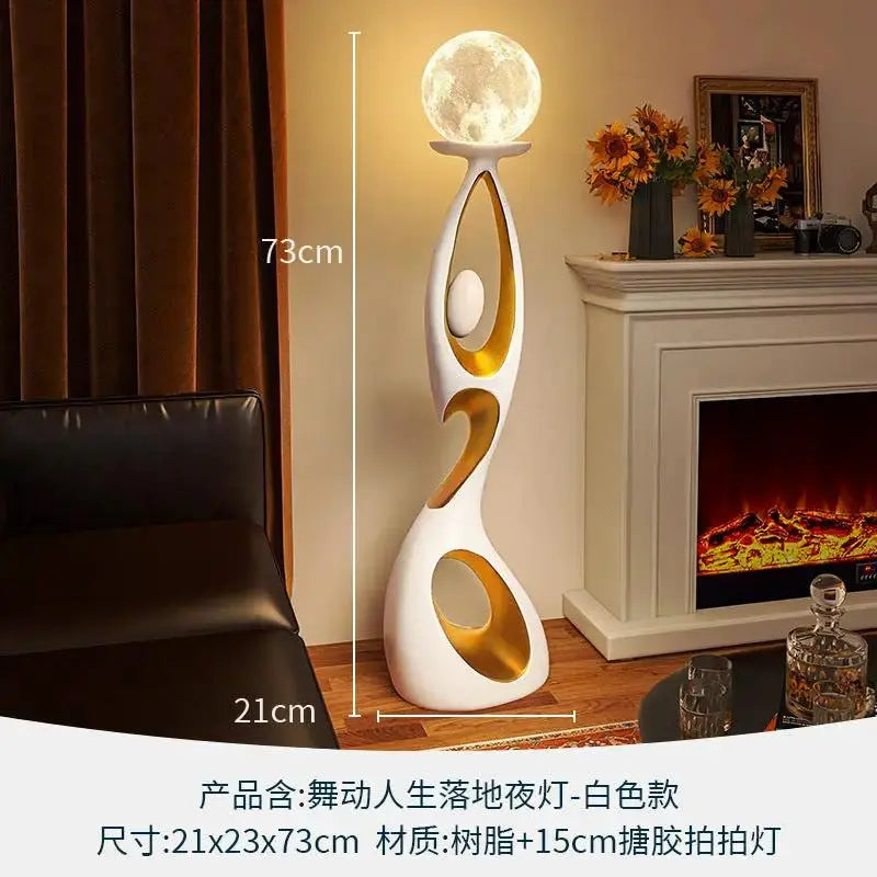 Large Modern Resin Floor Sculpture – Statement Piece by Cherished Harbor Gifts by EPR