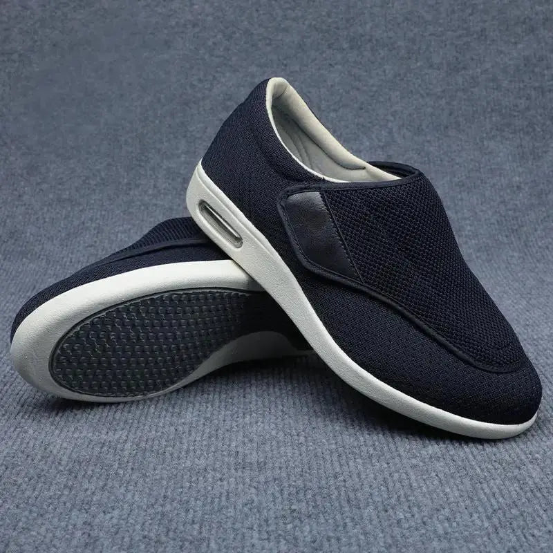 Unisex Breathable Velcro Walking Shoes | Comfortable Non-Slip Mesh Shoes by TED