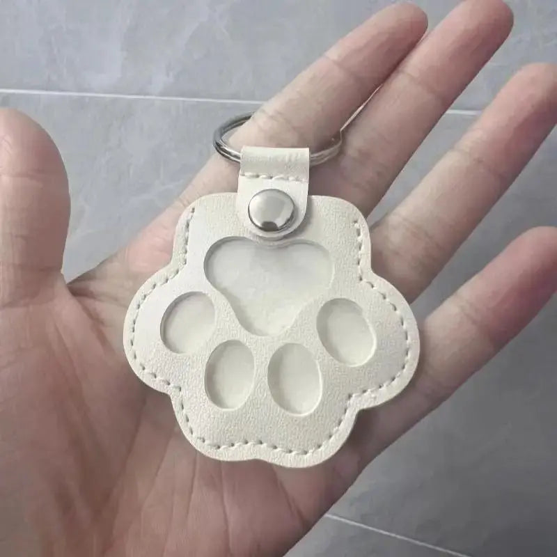 Genuine Leather Pet Keepsake Keychain for Dog and Cat Fur by TED