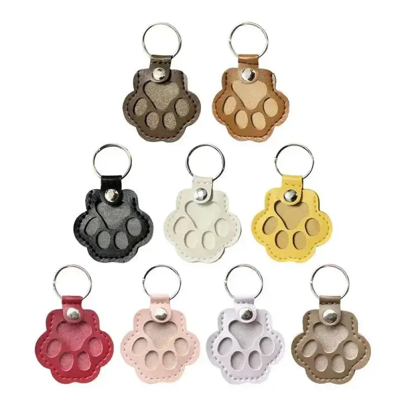 Genuine Leather Pet Keepsake Keychain for Dog and Cat Fur by TED