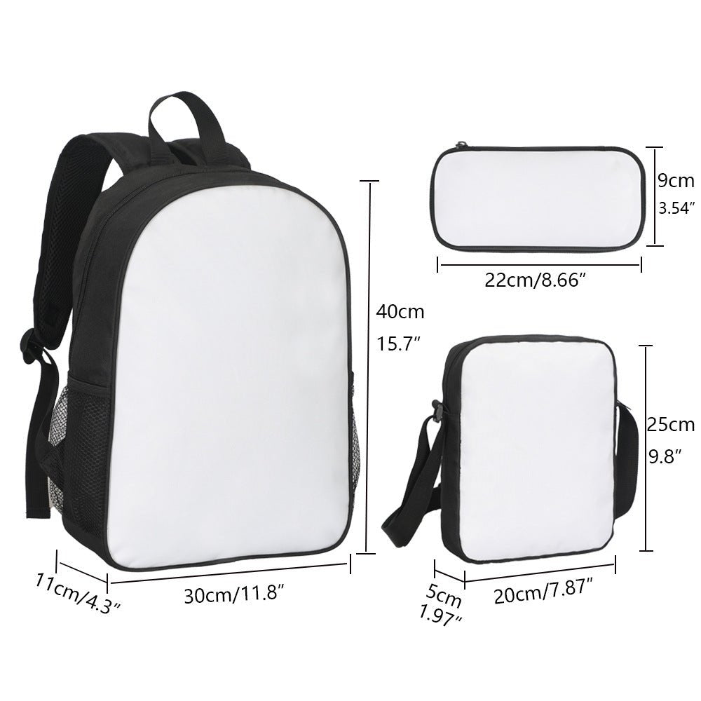 Personalized 3 Piece Kids School Backpack Set - Cherished Harbor Gifts