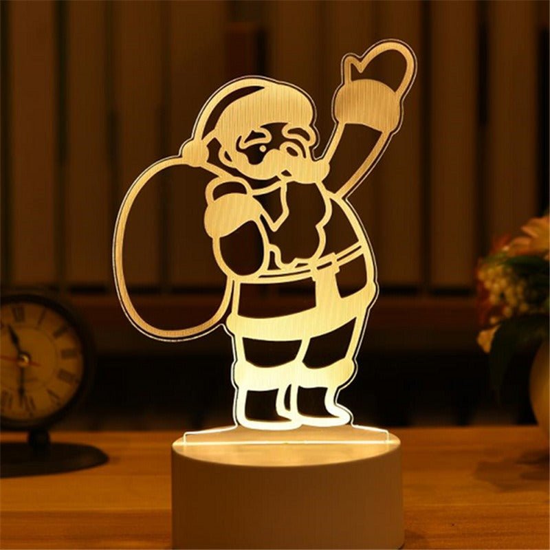 Personalized 3D LED Night Light Acrylic Table Lamp - Cherished Harbor Gifts